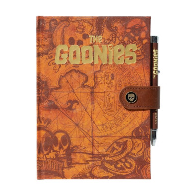 Cuaderno A5 premium + boligrafo proyector Los Goonies